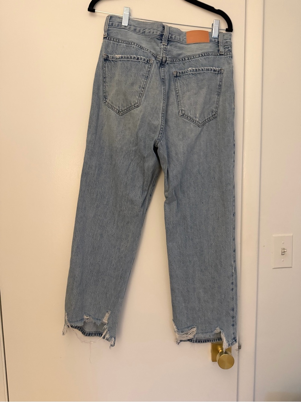 pistola Light Blue Straight Leg Women's Jeans - Picture 3 of 3
